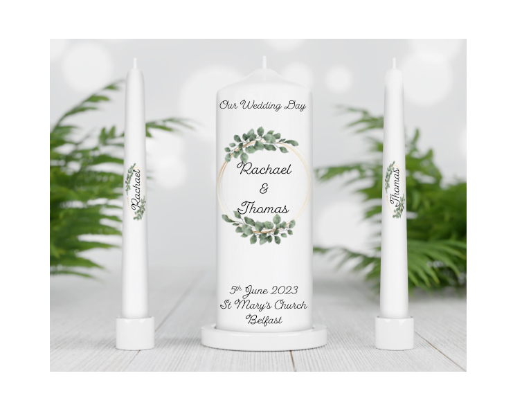 Eucalypts Wedding unity set