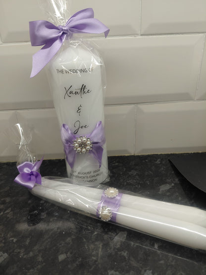 Signature wedding unity set